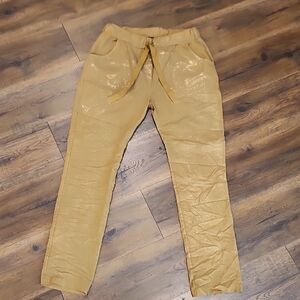 Stylish Gold Men's Pants